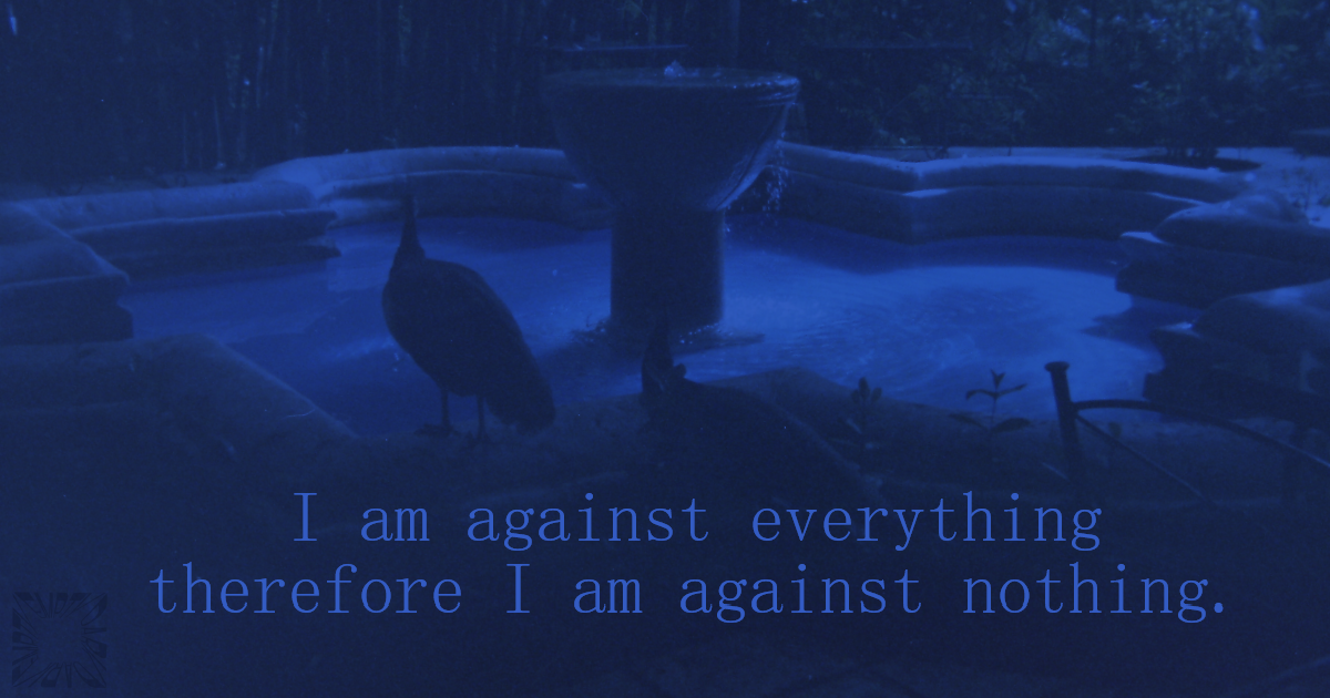 Against Nothing